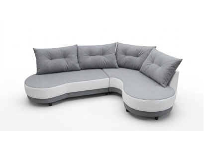 Poef bank Loungesofa Bank Zithoek Woonkamer met kussens Bank L-vorm