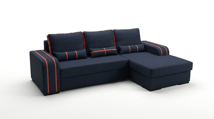 Slaapbank Hoekbank Bankstellen Bank met slaapfunctie en bekleding - Moderne set met slaapfunctie