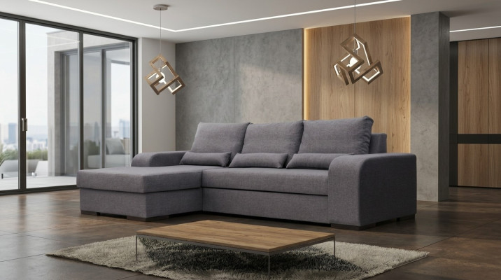 Slaapbank Slaapbank Designbank met slaapfunctie - Bedlade Hoekbank Bank