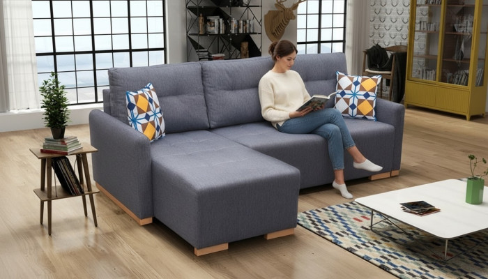 Sofa ontwerper slaapbank bank met slaapfunctie - bedlade bank hoekbank