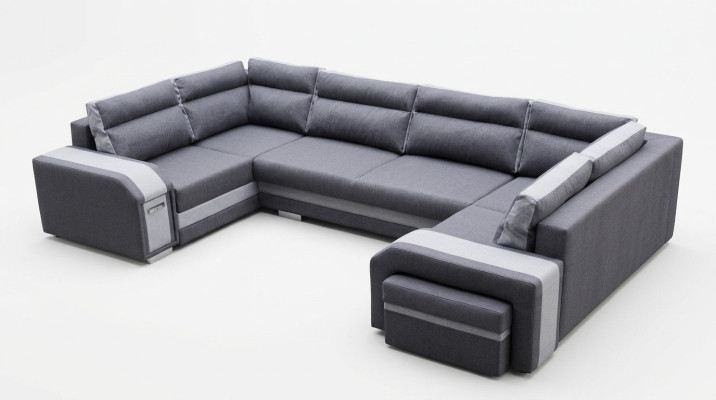 XXL Woonlandschap Hoekbank Bank Bankstel Hoek Designer U-vorm Nieuw  XXL Woonlandschap Hoekbank Bank Bankstel Hoek Designer U-vorm Nieuw