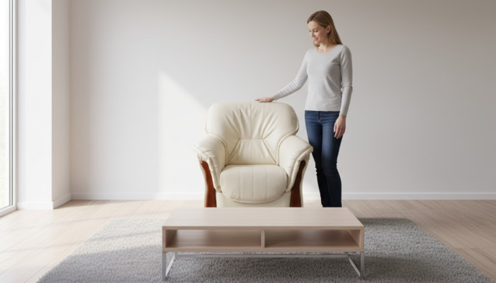 Klassieke fauteuil Tv-bank 1-zits bank Designer textielbanken Bekleding