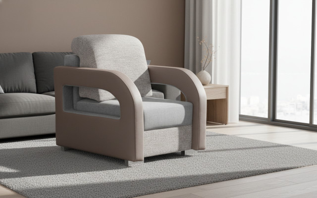 Fauteuil tv-bank 1 maat bank designer textiel stof banken bekleding ontspannen