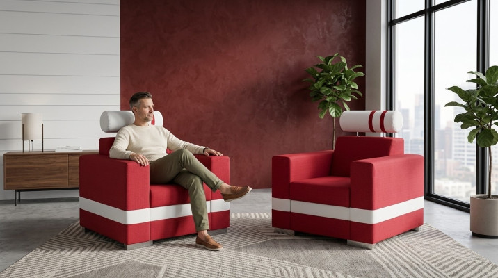 Eetkamerstoel 1-zits fauteuil hout luxe klasse meubel ontwerp sofa