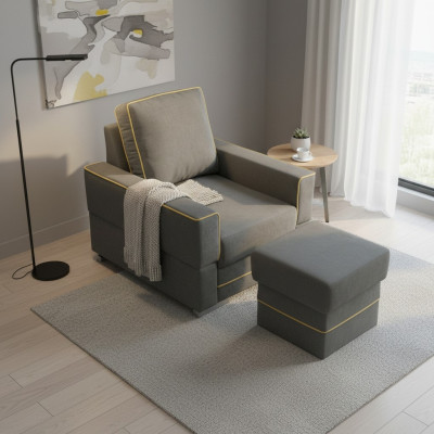 Bankstel 1 zits bank Designer textielbanken stofferen Nieuw Moderne fauteuil