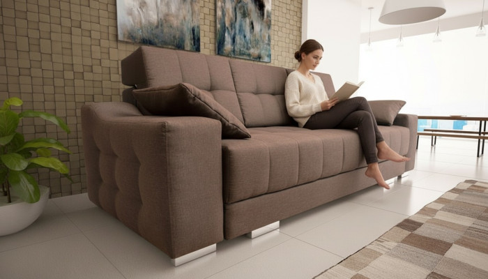 Bank slaapbank bank banken bekleding multifunctioneel 3-zitsbank slaapfunctie