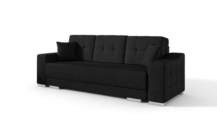 3-zits bankstel van textiel met slaapfunctie, nieuw gestoffeerd meubelstuk, nieuw.