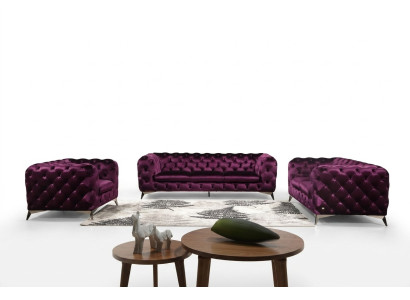 Luxe hoogwaardige bank bank gestoffeerde zit 3+2 set Chesterfield sets
