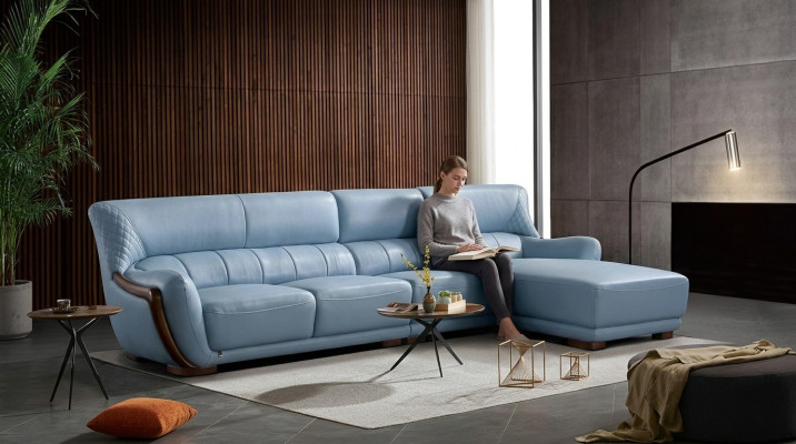 Bank Hoekbank Bankstel Ontwerper Bekleding Zit Hoek Lederen Bank Woon Landschap