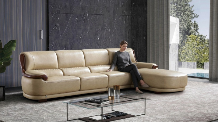 Eckbank Sofa Bank Ontwerper Bekleding Zithoek Leren Bankstel Wonen