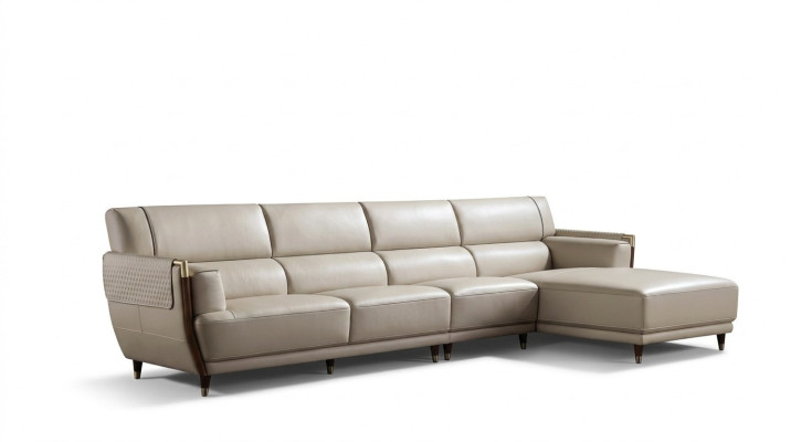 Eckbank Polster Sofa Designer Zit Hoek Woonlandschap Leren Bankstellen