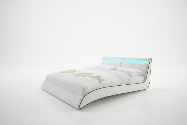 Designbedden Dubbel Huwelijk Modern Hotel Frame Slaapkamer Leer