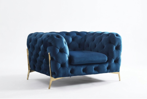 Chesterfield set 2x fauteuil bankstel set Chesterfield 1+1 zits gestoffeerde fauteuil