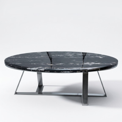 Bank Tafel Rond Tafels Ronde Bank Nieuwe Metaal Glas Bijzettafel Ontwerper