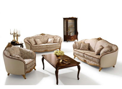 Luxe klasse 2+1+1 Italiaanse meubelbankstelbank sofa arredoclassic