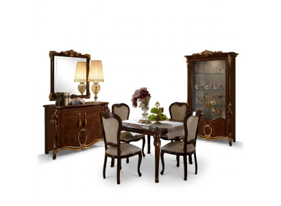 Eettafel Tafel Eetkamer Tafels Hout Jugendstil Italiaanse meubels