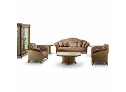 Luxe klasse 2+1+1 Italiaanse meubelbankstel Bank Bank Nieuw arredoclassic™