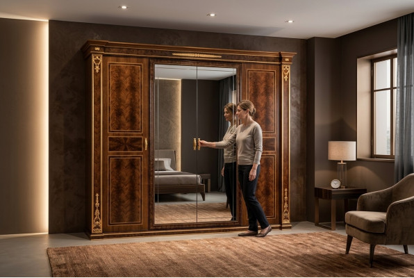 Kledingkast Antieke Stijl Barok Rococo Art Nouveau Meubels Slaapkamer