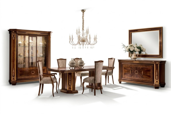 6 Eetkamerstoelenset Stoelen Eetkamerset Meubels met leuningen in Jugendstil ontwerp.