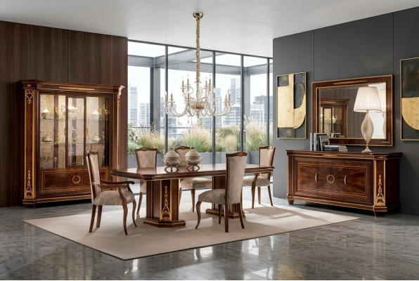 Meubel Tafel Woonkamer Nieuw Hout Eetkamer Barok Rococo Klassiek