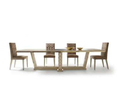 Eetkamer + 6 stoelen + dressoir spiegel 2x vitrine eettafel 11-delige set garnituur