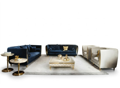 Bankstel Bank Bank 3-zitsbank (zonder 2+1) Designmeubels Klassiek