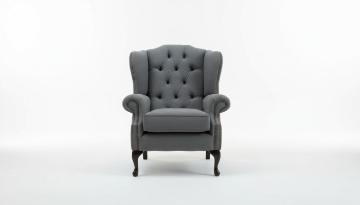 Chesterfield Design Luxe Stoffen Banken Textiel Oorfauteuil 1-zits Bank Bekleding