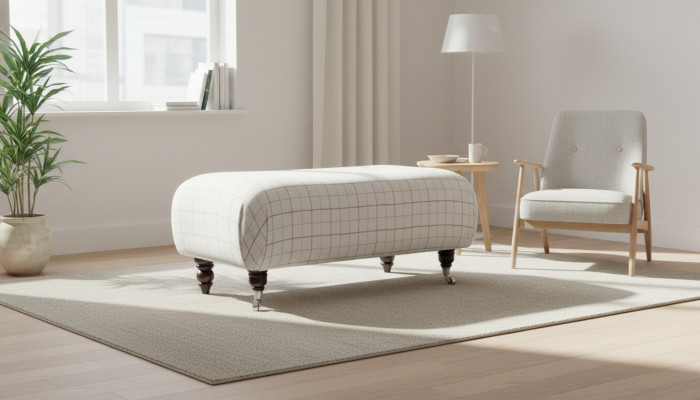 Chesterfield voetenbank Ottomaanse kruk klassiek bijzet relax fauteuil bank nieuw