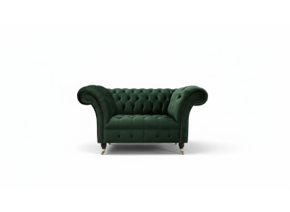 Chesterfield Design Sofa Fauteuil Bank Bekleding Luxe Textiel Banken 1-Zits #103