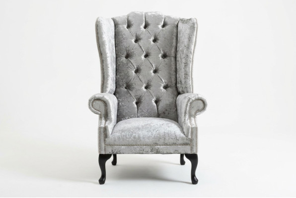 Chesterfield Design Sofa Fauteuil Bank Bekleding Luxe Textiel Banken 1-Zits #102
