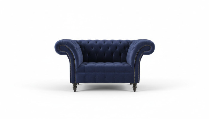 Chesterfield Design Bank Fauteuil Sofa Bekleding Luxe Klassieke Textiel Banken