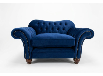 Chesterfield Design Sofa Fauteuil Bank Bekleding Luxe Textiel Banken 1-Zits #132