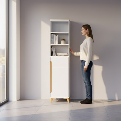 Vitrine dressoir kast plank modern stijl woonkamer dressoir glas collectie
