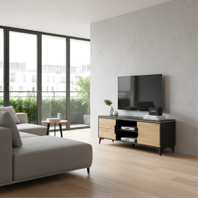TV-meubel Gappa TV-tafel TV-kast Moderne woonkamer collectie Walnoot