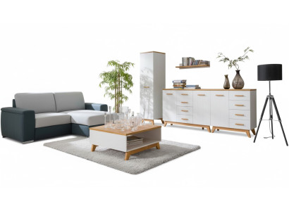 Woonkamerset bijzettafel tv commode tafel commodes muur