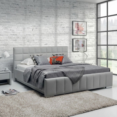 Hoogwaardig luxe tweepersoonsbed bed bekleding ontwerp huwelijks hotel leer