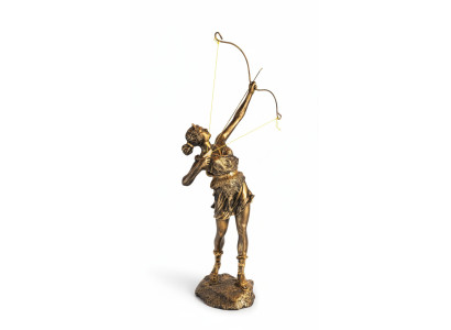 Diana God Boog Pijl XXL Designer Standbeeld Sculptuur Figuur Standbeelden Decoratie