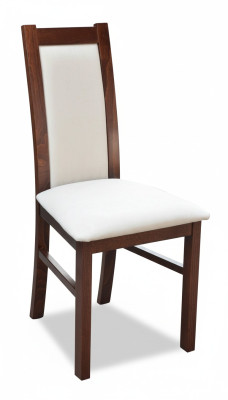 MASSIEF HOUTEN STOEL DECORATIEVE HOUTEN EETKAMERSTOEL ONTWERPER STOEL MODERNE STOELEN