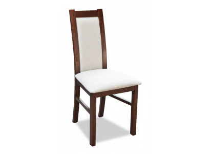 MASSIEF HOUTEN STOEL DECORATIEVE HOUTEN EETKAMERSTOEL ONTWERPER STOEL MODERNE STOELEN