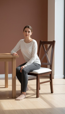 MASSIEFHOUTEN STOEL HOUT MODERN EETKAMERSTOEL ONTWERP STOEL STOELEN DECORATIEF