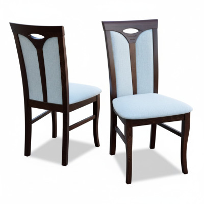 6x Stoel Set Zitkussen Set Eetkamerstoelen Lederen Rugleuning