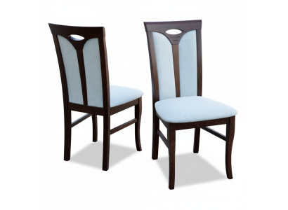 6x Stoel Set Zitkussen Set Eetkamerstoelen Lederen Rugleuning