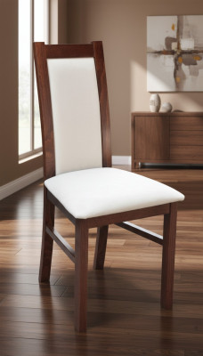 4x Chesterfield stoel set zitkussen set eetkamerstoelen leuning leer K17