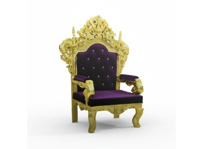 Chesterfield troonstoel Koninklijke gestoffeerde fluwelen fauteuil in antieke stijl, 1-zits stoelen