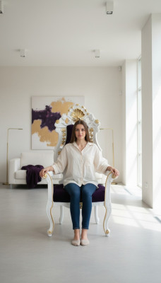 Troonstoel Koninklijke bekleding Chesterfield fluweel 1-zits Antieke stijl stoelen