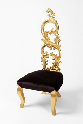 Troonstoel Koninklijke gestoffeerde Chesterfield fluwelen fauteuil in antieke stijl, 1-zits stoel.