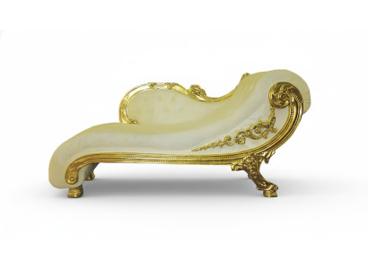 Chesterfield Recamière in antieke stijl Edele Ligstoel Chaise Longue Bank
