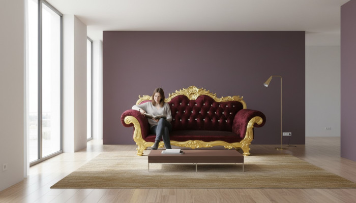 Troonbank Koninklijke Chesterfield-bekleding Fluweel 3-zits Antieke stijl bankstellen Nieuw