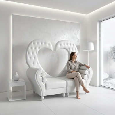 Bank Koninklijke gestoffeerde Chesterfield fluwelen 2-zitter antieke stijl fauteuil bankstellen