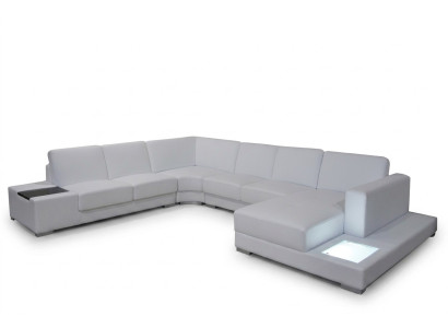 Leren bankstel Bank Woonlandschap Hoekbank Set Design Modern Bank U-vorm A1110 Leer bankstel Bank Woonlandschap Hoekbank Set Ontwerp Moderne Bank U-vorm A1110